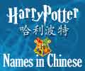 Harry Potter Chinese Vocabulary | Names List